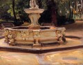 Ein Marmorbrunnen bei Aranjuez Spanien John Singer Sargent